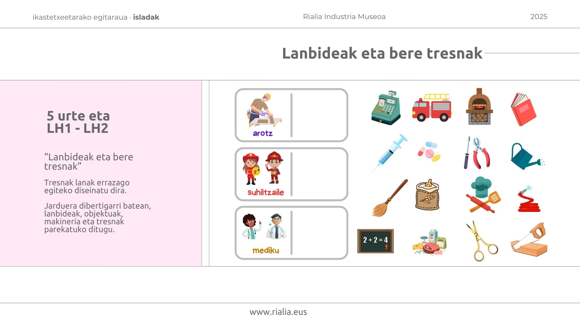 Lanbideak eta bere tresnak