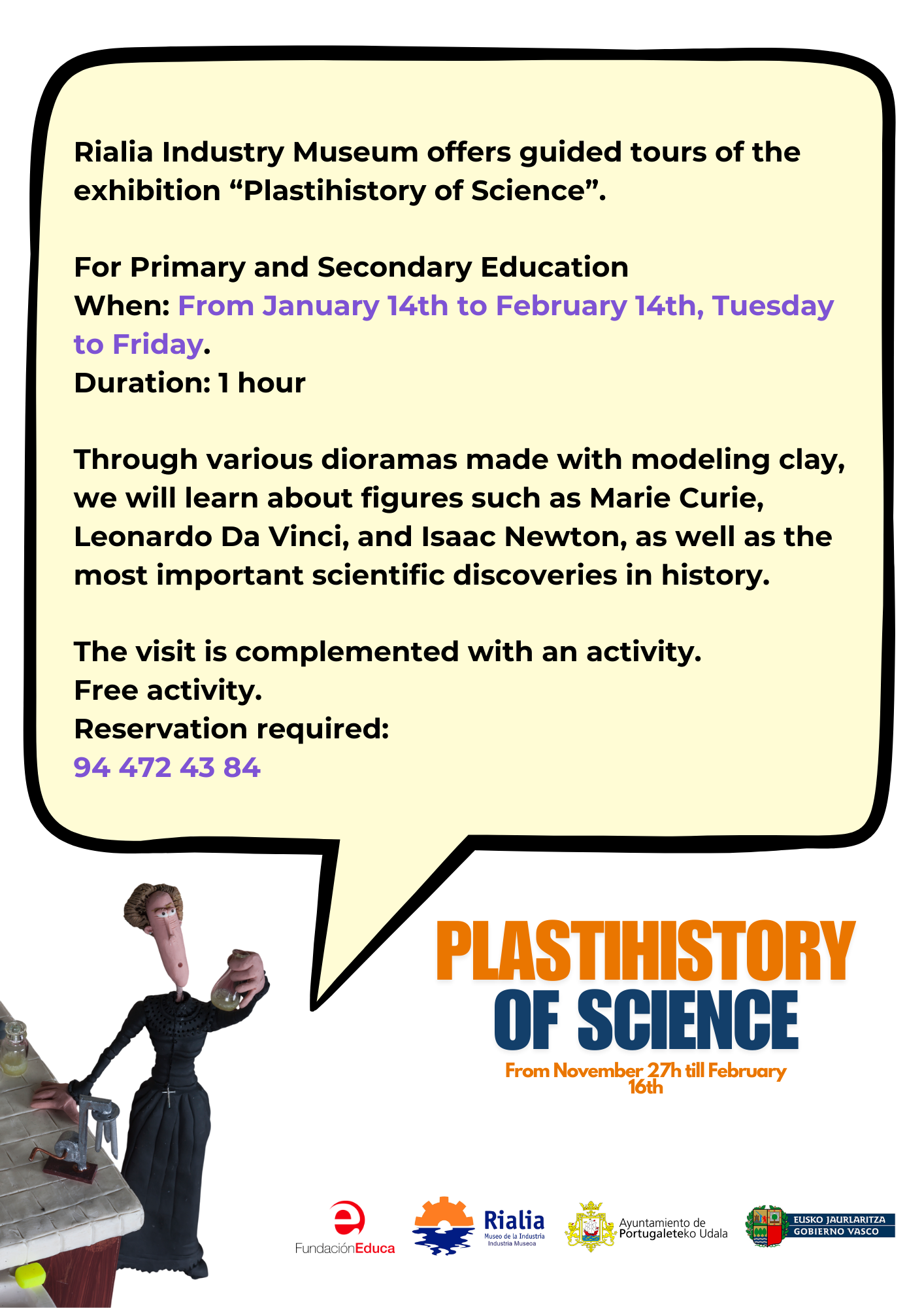 CARTEL COLEGIOS PLASTI