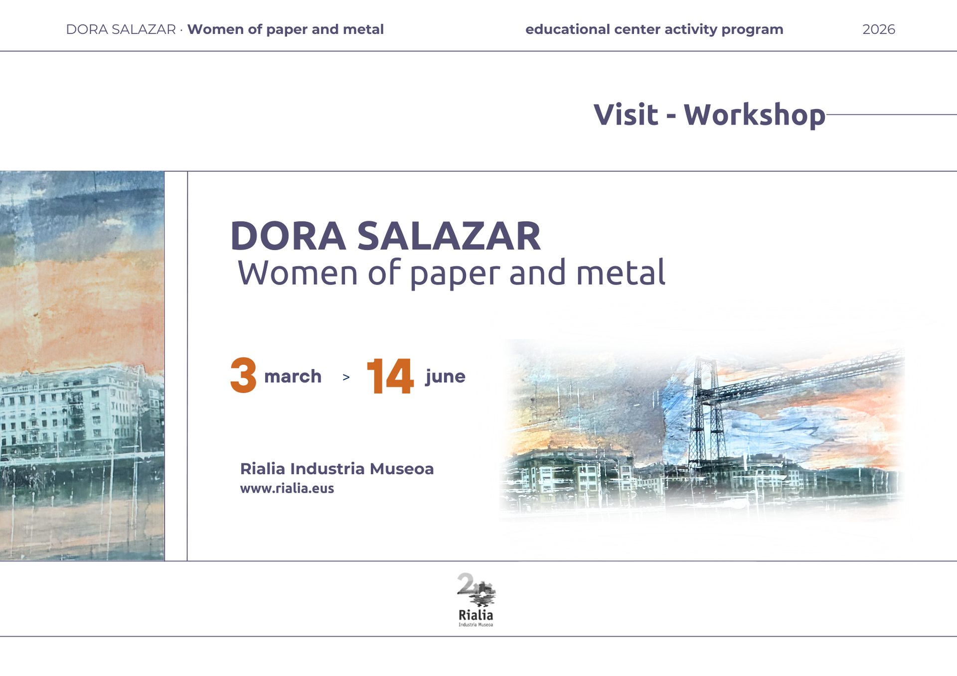 Dora Salazar. Women of paper and metal