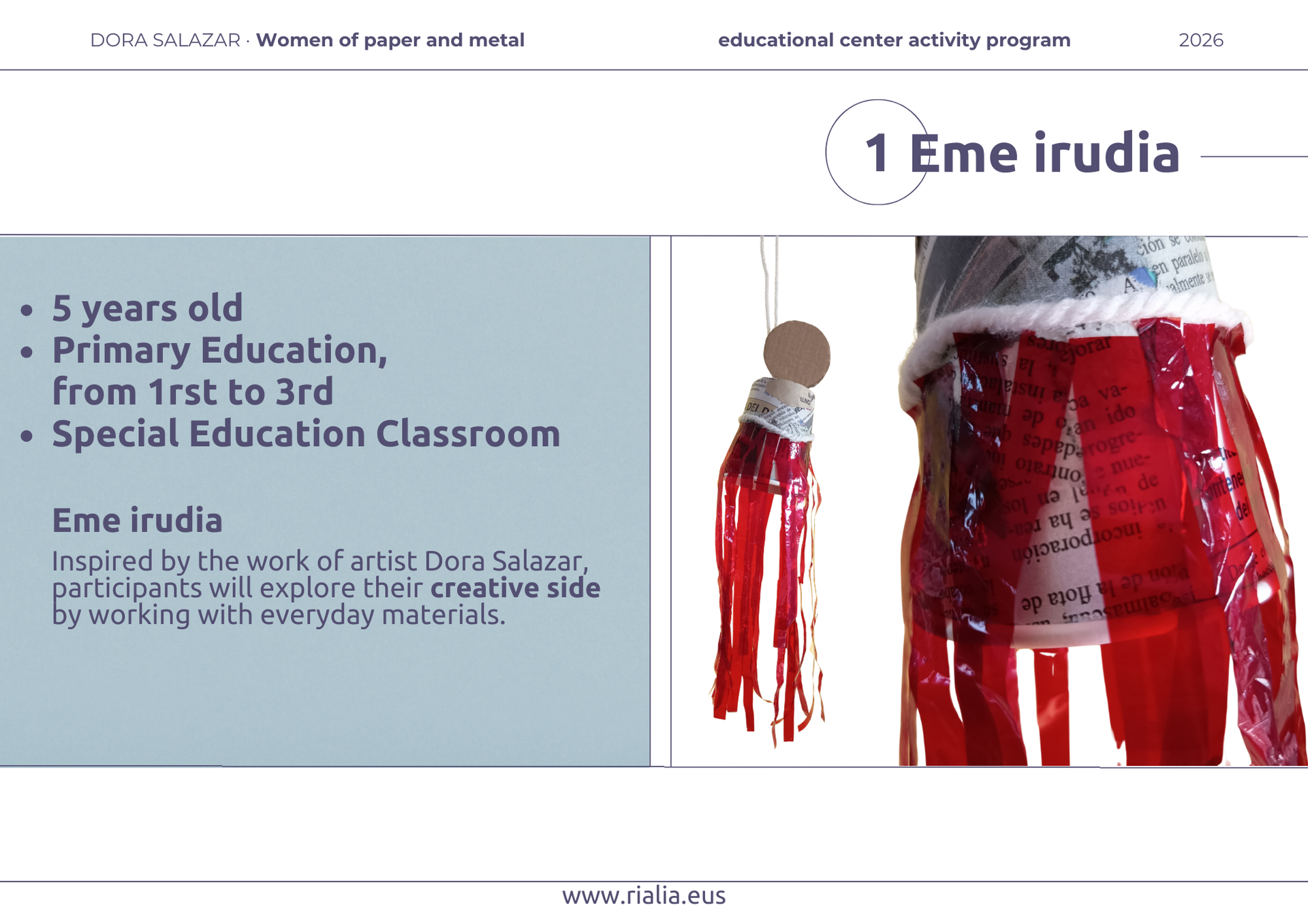 Dora Salazar. Women of paper and metal_4