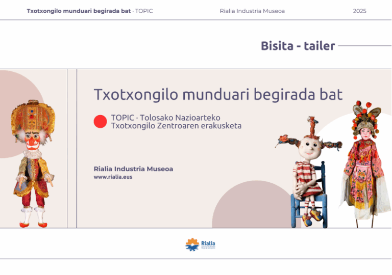 Ikastetxeetarako bisita – tailerrak. Txotxongilo munduari begirada bat
