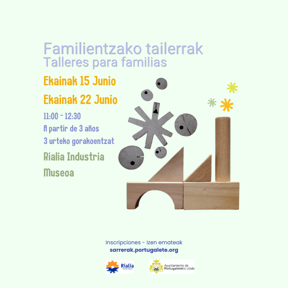 Talleres familiares en Rialia Industria Museoa